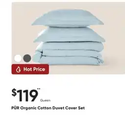 Sleep Country PÜR Organic Cotton Duvet Cover Set offer