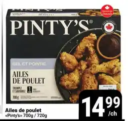 Pasquier Ailes de poulet Pinty's offer