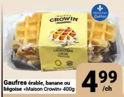 Pasquier Gaufres érable, banane ou liégoise Maison Crown offer