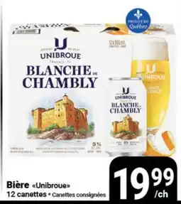 Pasquier Bière Unibroue offer