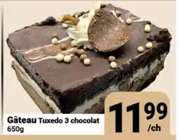 Pasquier Gâteau Tuxedo 3 chocolat offer