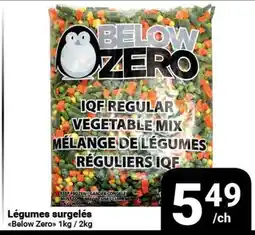 Pasquier Légumes surgelés Below Zero offer