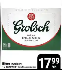 Pasquier Bière Grolsch offer