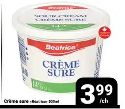 Pasquier Crème sure Beatrice offer