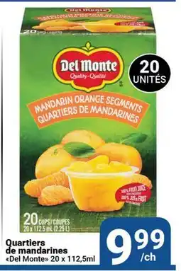 Pasquier Quartiers de mandarines Del Monte offer