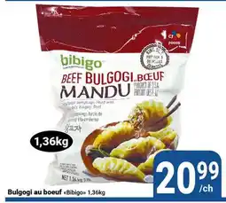Pasquier Bulgogi au boeuf Bibigo offer