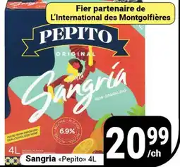 Pasquier Sangria Pepito offer