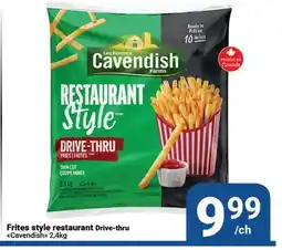 Pasquier Frites style restaurant Drive-thru Cavendish offer