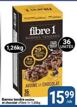 Pasquier Barres tendre avoine et chocolat Fibre 1 offer