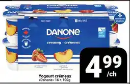 Pasquier Yogourt crémeux Danone offer