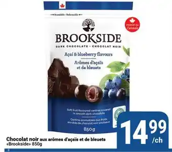 Pasquier Chocolat noir aux arômes d'açaï et de bleuets Brookside offer