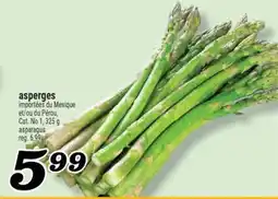 Marché Richelieu ASPERGES | ASPARAGUS offer