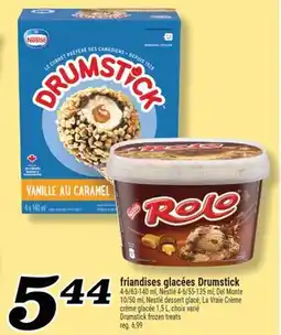 Marché Richelieu FRIANDISES GLACÉES DRUMSTICK | DRUMSTICK FROZEN TREATS offer