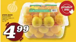 Marché Richelieu PRUNES JAUNES | YELLOW PLUMS offer