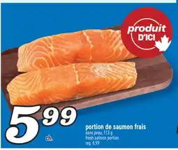 Marché Richelieu PORTION DE SAUMON FRAIS | FRESH SALMON PORTION offer