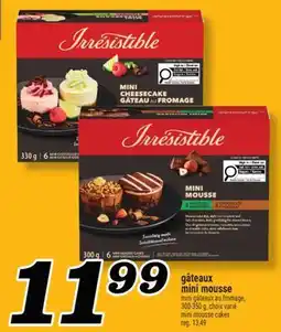 Marché Richelieu GÂTEAUX MINI MOUSSE | MINI MOUSSE CAKES offer