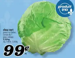 Marché Richelieu CHOU VERT | GREEN CABBAGE offer