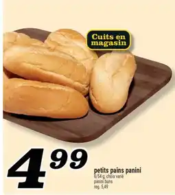 Marché Richelieu PETITS PAINS PANINI | PANINI BUNS offer