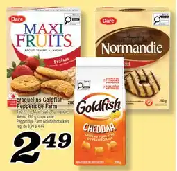 Marché Richelieu CRAQUELINS GOLDFISH PEPPERIDGE FARM | PEPPERIDGE FARM GOLDFISH CRACKERS offer