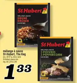 Marché Richelieu MÉLANGE À SAUCE ST‑HUBERT, THE KEG | ST-HUBERT SAUCE MIX offer