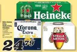 Marché Richelieu BIÈRE CORONA EXTRA, STELLA ARTOIS, HEINEKEN | BEER offer