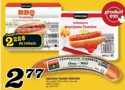 Marché Richelieu SAUCISSES FUMÉES SELECTION | SELECTION WIENERS offer