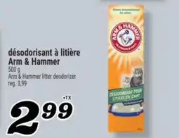 Marché Richelieu DÉSODORISANT À LITIÈRE ARM & HAMMER | ARM & HAMMER LITTER DEODORIZER offer