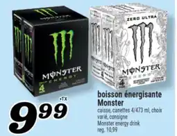 Marché Richelieu BOISSON ÉNERGISANTE MONSTER | MONSTER ENERGY DRINK offer