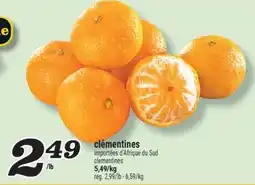 Marché Richelieu CLÉMENTINES | CLEMENTINES offer