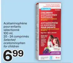 Brunet Acétaminophène pour enfants sélectionné Personnelle offer