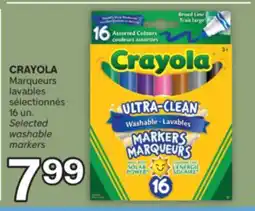 Brunet CRAYOLA Marqueurs lavables sélectionnés offer