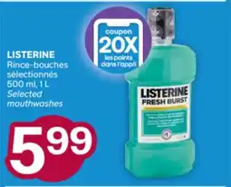 Brunet LISTERINE Rince-bouches sélectionnés offer