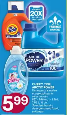 Brunet FLEECY, TIDE, ARCTIC POWER Détergents à lessive et assouplissants sélectionnés offer