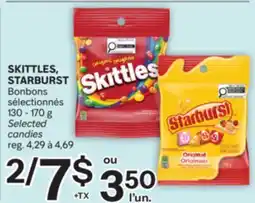 Brunet SKITTLES, STARBURST Bonbons sélectionnés offer