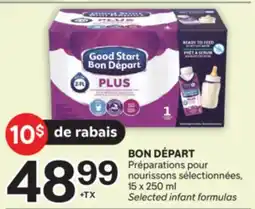 Brunet BON DÉPART Préparations pour nourissons sélectionnées offer