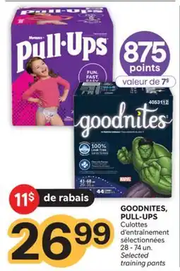 Brunet GOODNITES, PULL-UPS Culottes d'entraînement sélectionnées offer