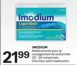 Brunet IMODIUM Médicaments pour le soulagement de la diarrhée offer