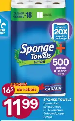 Brunet SPONGE TOWELS Essuie-tout sélectionnés offer