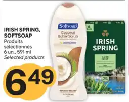 Brunet IRISH SPRING, SOFTSOAP Produits sélectionnés offer
