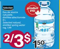 Brunet Selection Eau de source naturelle, distillée sélectionnée offer