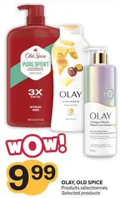 Brunet OLAY, OLD SPICE Produits sélectionnés offer