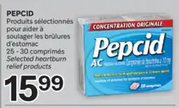 Brunet PEPCID Produits sélectionnés pour aider à soulager les brûlures d'estomac offer
