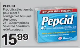 Brunet PEPCID Produits sélectionnés pour aider à soulager les brûlures d'estomac offer