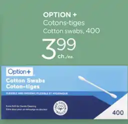 Proxim OPTION+ Cotton swabs offer