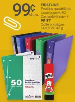 Proxim FIRSTLINE Graph papers, PRITT Glue stick offer