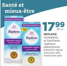 Proxim REPLENS Selected vaginal lubricants and moisturizer gels offer