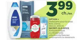 Proxim OPTION+ , SECRET, OLD SPICE offer