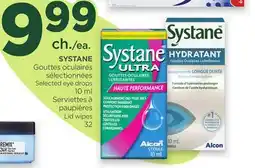 Proxim SYSTANE Selected eye drops, Lid wipes offer
