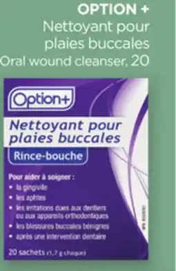 Proxim Option+ Oral wound cleanser offer