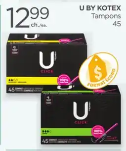 Proxim U BY KOTEX Tampons offer